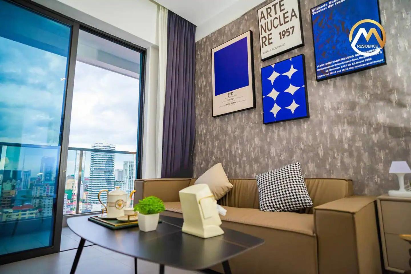 Hotel Serviced Apartments Top One Infinity Pool With View Of 360 Degree Phnom Penh Dış mekan fotoğraf