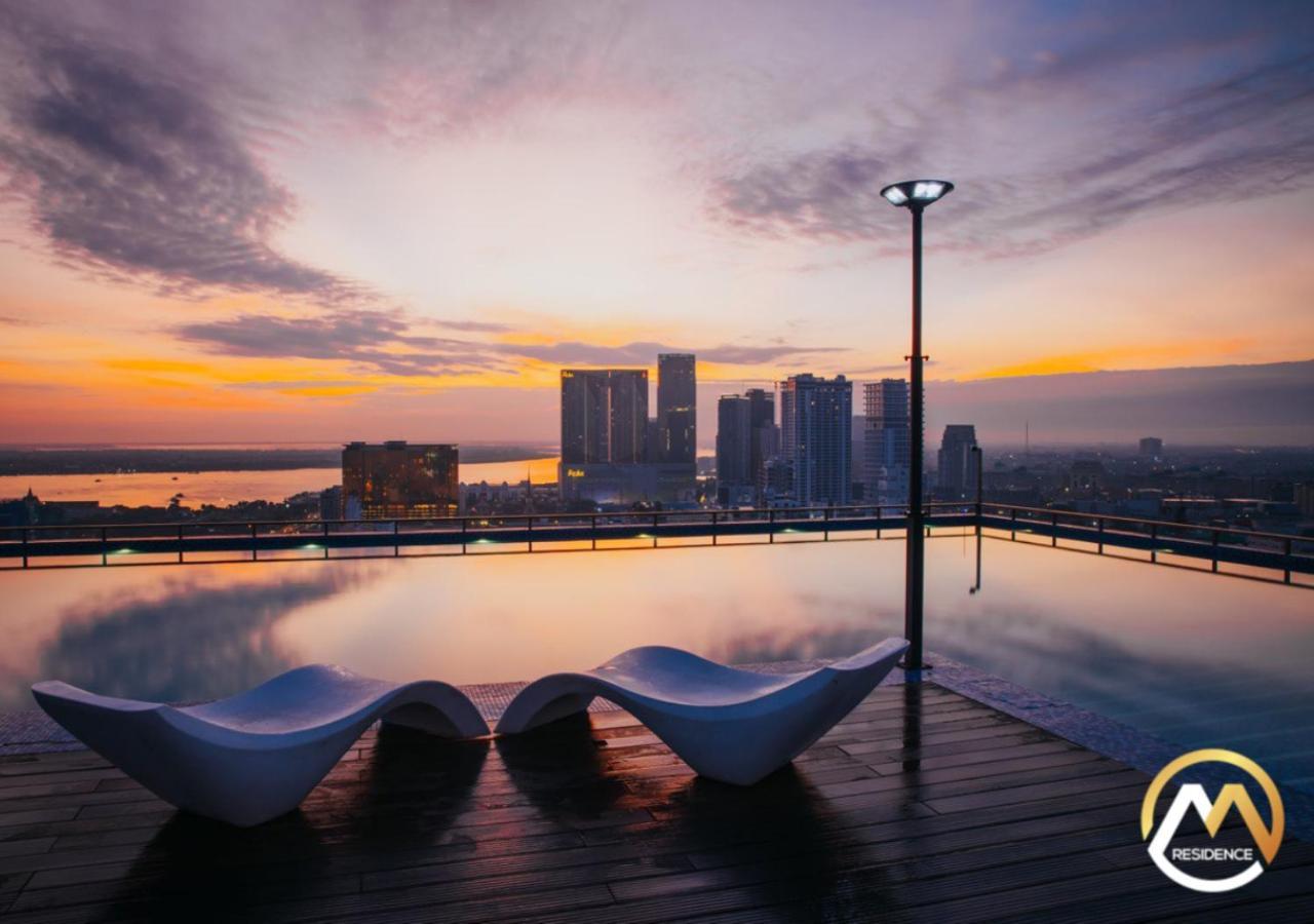 Hotel Serviced Apartments Top One Infinity Pool With View Of 360 Degree Phnom Penh Dış mekan fotoğraf