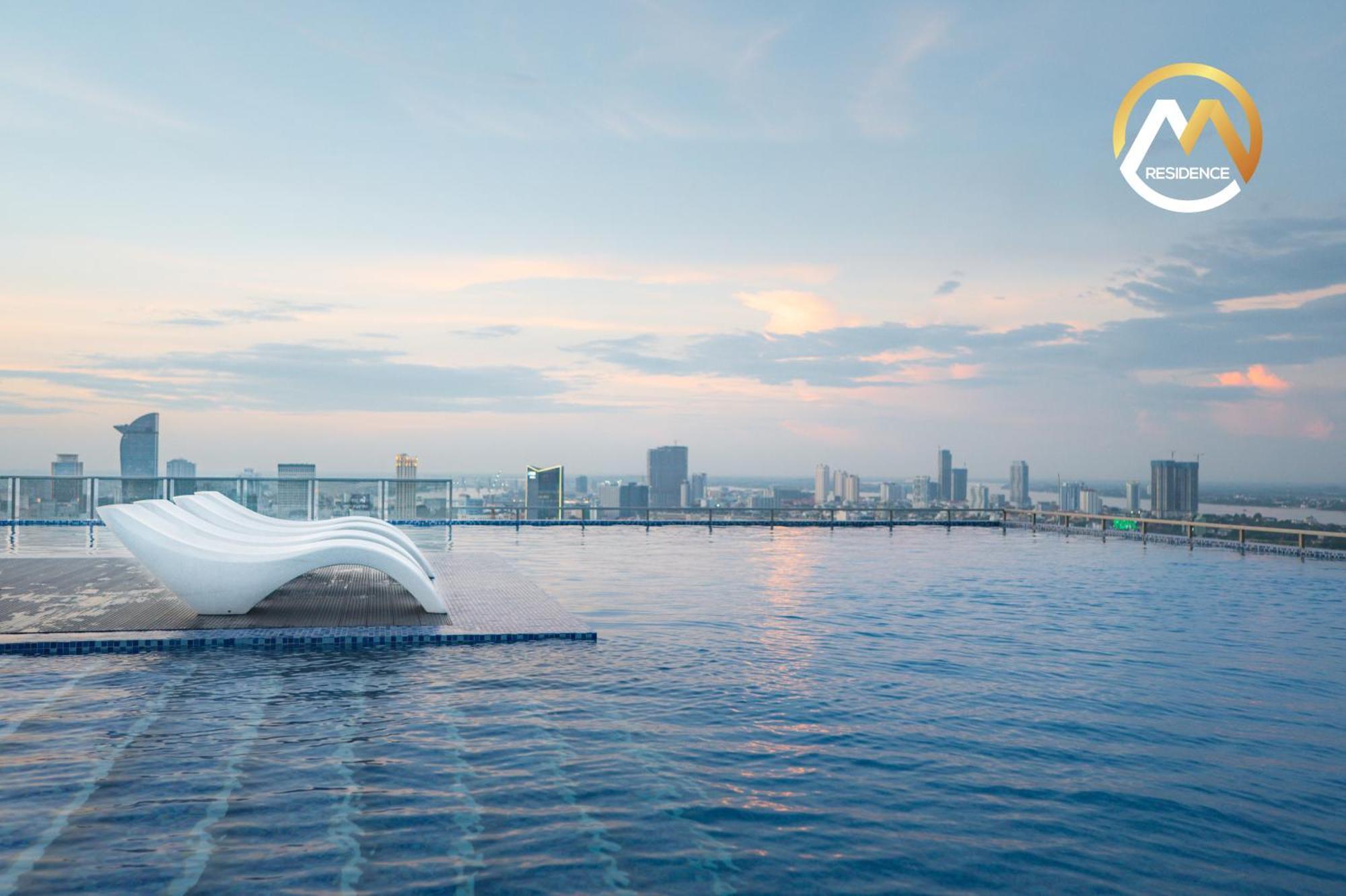 Hotel Serviced Apartments Top One Infinity Pool With View Of 360 Degree Phnom Penh Dış mekan fotoğraf